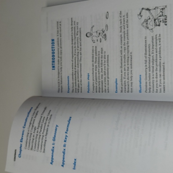 BARRON'S PAINLESS GEOMETRY, by Long NWT - Picture 6 of 14